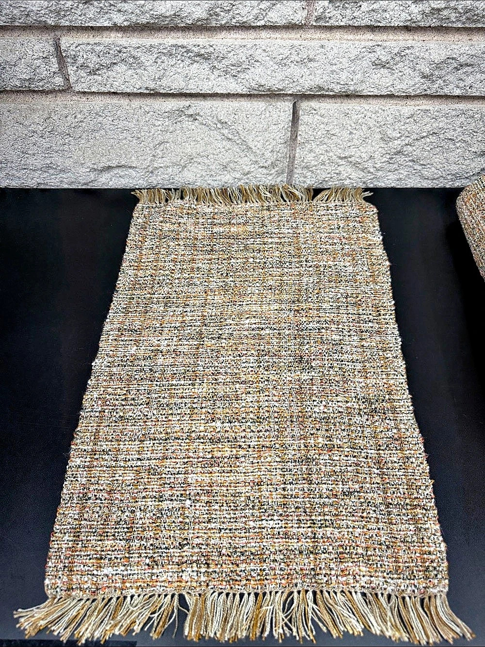 Vintage Handmade Handwoven Placemats Set of 11 Multicolor Fringed Boho 21x13